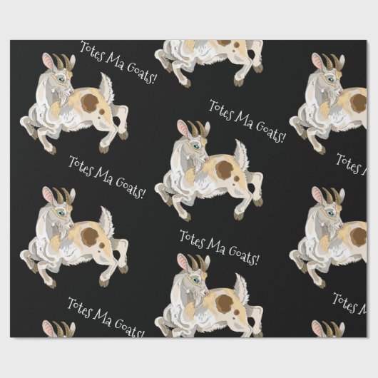 Tasche Ziegen Geschenkpapier (Flach)