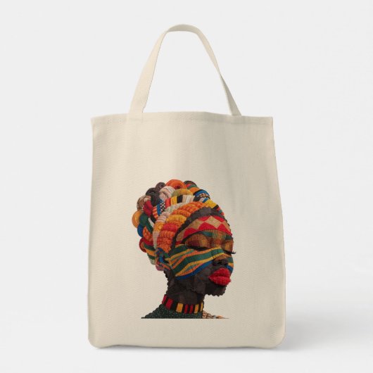 Tasche zum Feiern der farbenfrohen Kunst des Quilt (Rückseite)