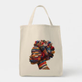 Tasche zum Feiern der farbenfrohen Kunst des Quilt (Rückseite)