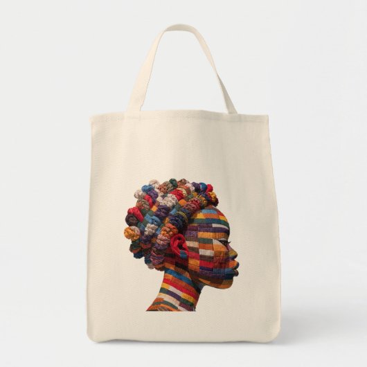 Tasche zum Feiern der farbenfrohen Kunst des Quilt (Vorne)