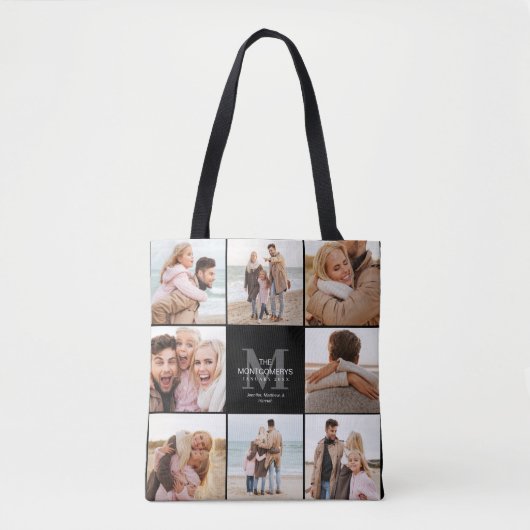 Tasche zur FotoCollage von 8 Fotos (Vorderseite)