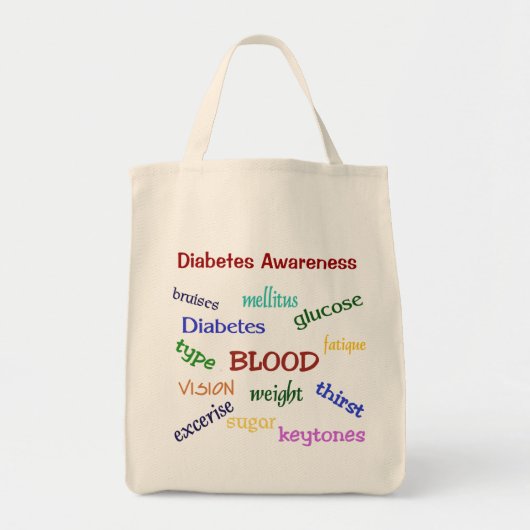 Tasche zur Sensibilisierung für Diabetes (Vorne)