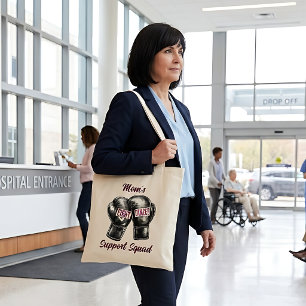 Tasche zur Unterstützung von Krebs mit Boxhandschu