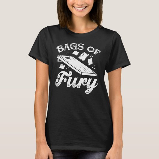 Taschen aus Fury Cornhole T-Shirt (Vorderseite)