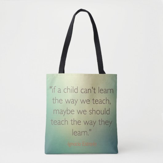 Taschen-Bildungszitate Tasche (Vorderseite)