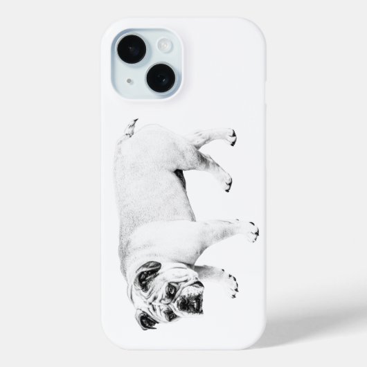 Taschen-Cheer, sanfte Hundehülle Case-Mate iPhone Hülle (Rückseite)