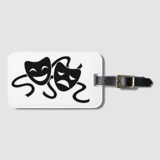 Taschen des Dramas Gepäckanhänger (Vorderseite (Horizontal))