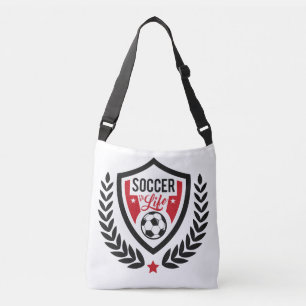 Taschen für das Fußballlogo