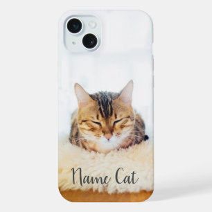 Taschen für Handys mit Katzen individuell angepass iPhone 15 Plus Hülle