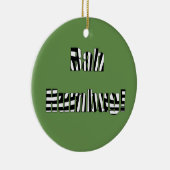 Taschen-Humbug fasst Weihnachtsdekoration ab Keramik Ornament (Rechts)