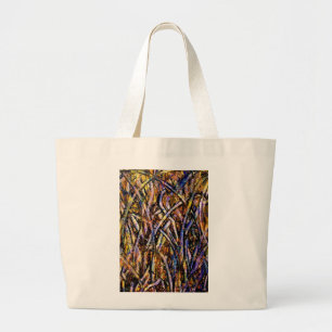 Taschen-Karnevals-Glasgras mit orange Form-Pilz Jumbo Stoffbeutel