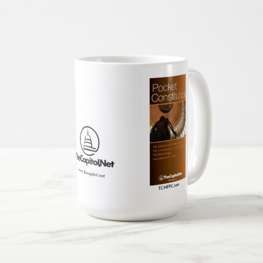Taschen-Konstitutions-Tasse Kaffeetasse (VorderseiteRechts)