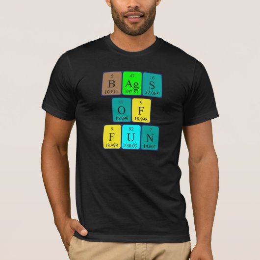 Taschen lustigen periodischen Phrase Shirt (Vorderseite)