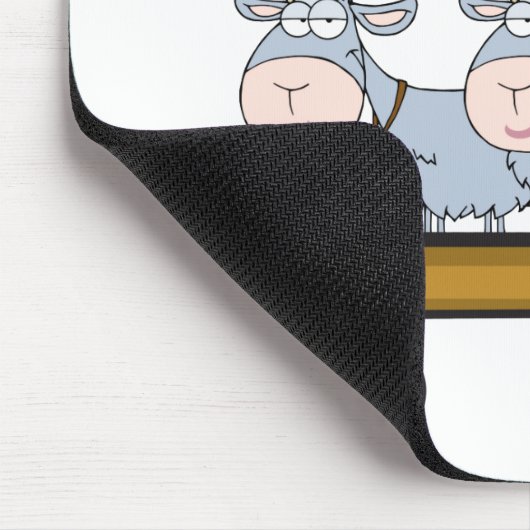 Taschen-MA-Ziegen Mousepad (Ecke)