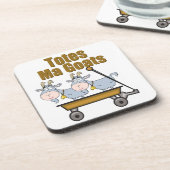 Taschen-MA-Ziegen Untersetzer (Linke Seite)