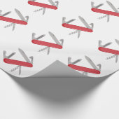 Taschen-Messer Geschenkpapier (Ecke)