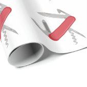 Taschen-Messer Geschenkpapier (Rolleneckpunkt)