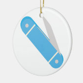 Taschen-Messer Keramik Ornament (Links)