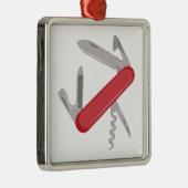 Taschen-Messer Silbernes Ornament (Rechts)