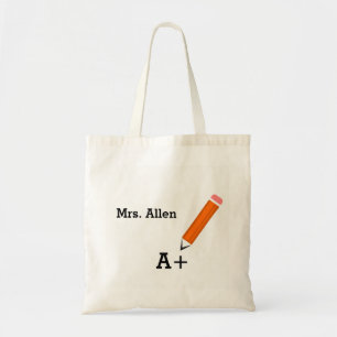 Taschen mit Lehrernamen