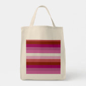 Taschen mit Lesbischer Pride Flagge anpassen (Rückseite)