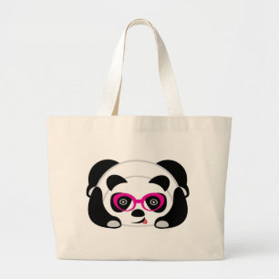 Taschen-riesige Taschen-niedlicher Panda Jumbo Stoffbeutel