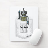 Taschen-Roboter-Mauspad Mousepad (Mit Mouse)
