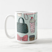 Taschen, Schleifen & Lattes Kaffeetasse (Links)