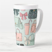 Taschen, Schleifen & Lattes Milchtasse (Rechte Ecke)