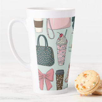 Taschen, Schleifen & Lattes Milchtasse