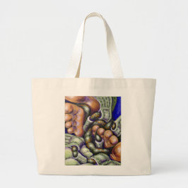 Taschen-… Schnürsenkel und Zehen Jumbo Stoffbeutel