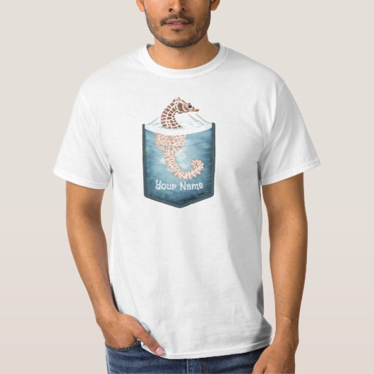 Taschen-Seepferdchen T-Shirt (Vorderseite)