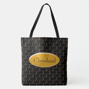Taschen-Tasche (AO) - Goldnummernschild und Tasche