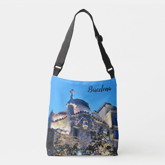 Taschen-Tasche Barcelonas, Spanien Crossbody Tragetaschen Mit Langen Trägern (Vorderseite)