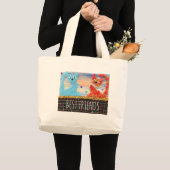 Taschen-Tasche - beste Freunde Jumbo Stoffbeutel (Vorderseite (Produkt))