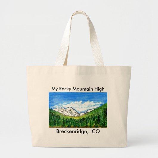 Taschen-Tasche Breckenridges Co die MUSEUM Zazzle Jumbo Stoffbeutel (Vorne)