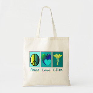 Taschen-Tasche der FriedensLiebe-LPN Tragetasche