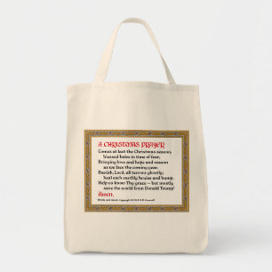 Taschen-Tasche des Weihnachtsgebets-(Donald Trump) Tragetasche