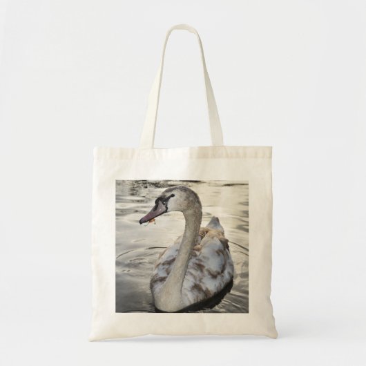 Taschen-Tasche, die schönen Schwan kennzeichnet Tragetasche (Vorne)
