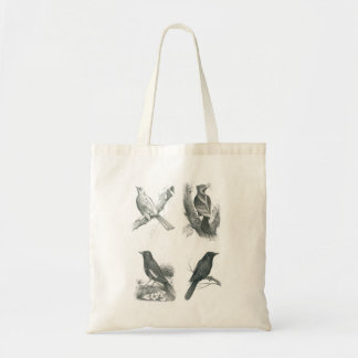 Taschen-Tasche mit 4 kambodschanischen Vögeln Tragetasche