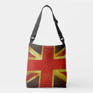 Taschen-Tasche mit alter britischer Flagge Tragetaschen Mit Langen Trägern