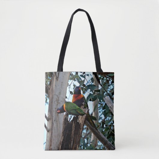 Taschen-Tasche - Regenbogen Lorikeets Tasche (Vorderseite)
