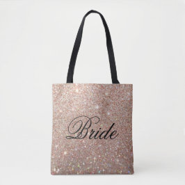 Taschen-Tasche - Rosen-GoldGlitzer-Fab Braut Tasche