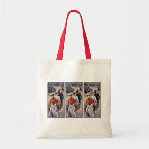 Taschen-Tasche: Vintage Fahrräder - Fongers Tragetasche