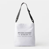 Taschen-Tasche (weiß) Tragetaschen Mit Langen Trägern (Rückseite)