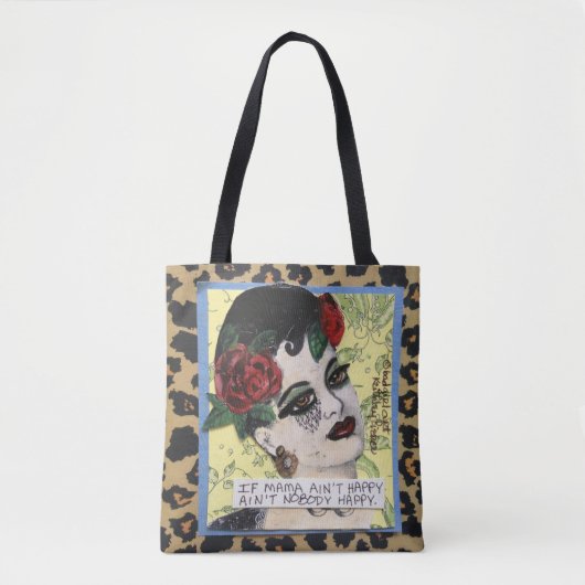 TASCHEN-TASCHE, WENN MUTTER NICHT GLÜCKLICH IST, TASCHE (Vorderseite)