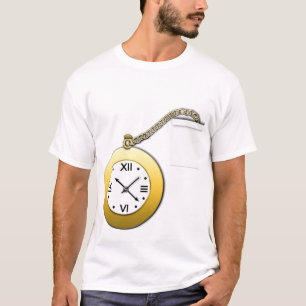Taschen-Uhr-T-Shirt T-Shirt