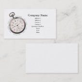 Taschen-Uhr-Ticken Tock Visitenkarte (Vorne/Hinten)