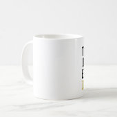 Taschen unter den Augen sind Designer-Glitzer Kaffeetasse (Vorderseite Links)