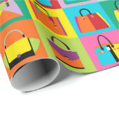 Taschen-Verpackungspapier der bunten Popkunst Geschenkpapier (Rolleneckpunkt)